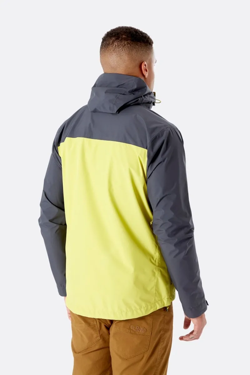Rab Mens Downpour Eco Jacket - Graphene-Zest -6